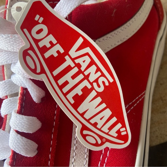Red Old Skool Vans - Picture 5 of 5